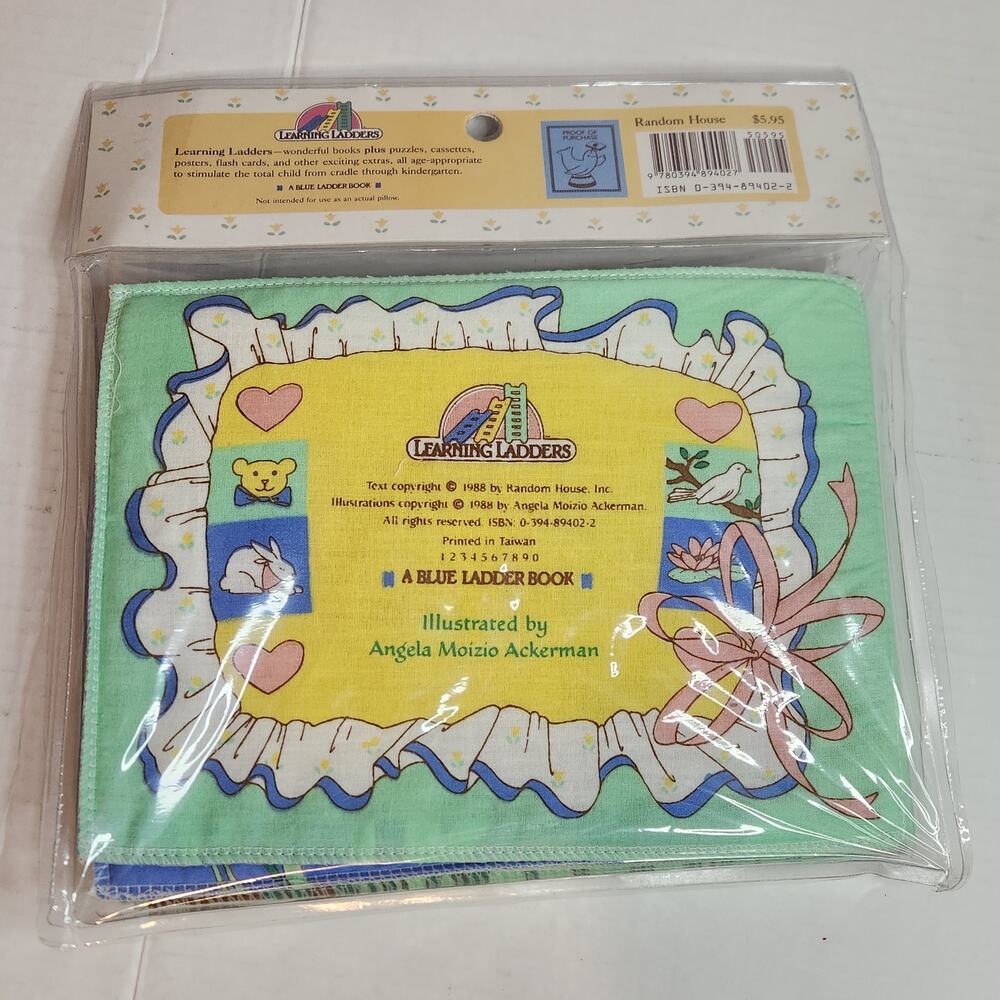1998 My Pillow Book Soft Baby Toddler Vintage Learning Ladders Random House New - Picture 2 of 8